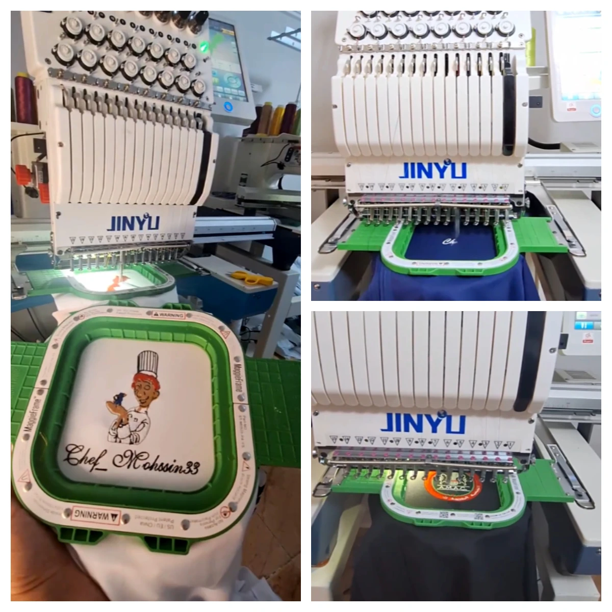 

MaggieFrame Mighty Hoop Master Магнитный пяль для вышивания подходит для вышивальной машины Jinyu mini1201 JSC1201 JCM1202/1203/1204/1206