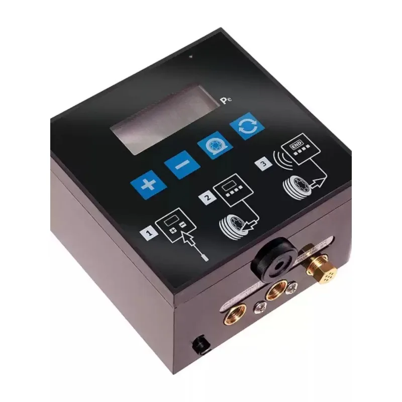 1pcs tire inflator, high-precision digital display automatic wall-mounted inflatable meter