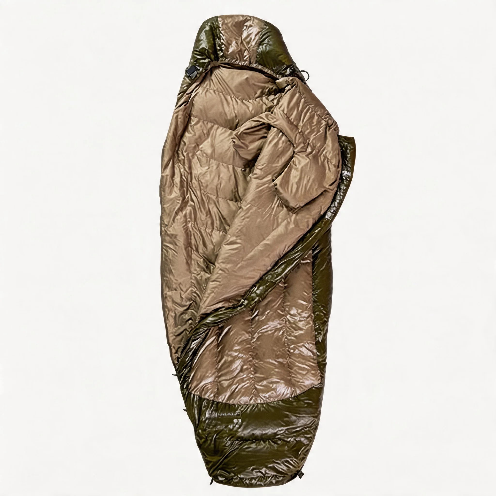 Sleeping Bag Outdoor Camping Warm Heat Retention Machine Washable White Goose Down Sleeping Bag
