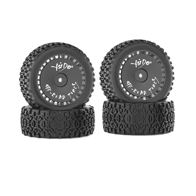 

Upgrade original 72mm front and rear tires 12mm HEX for 1/12 1/14 1/16 remote control off-road vehicles