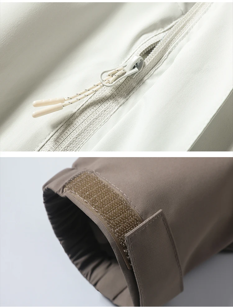 سترة واقية مقاومة للماء للرجال والنساء للمشي لمسافات طويلة في الهواء الطلق معطف خفيف الوزن بقلنسوة ملابس عمل على الطراز الحضري أزياء جبلية ربيعية #5