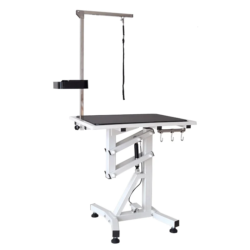 

！@USMILEPET Factory Direct Pneumatic Square Dog Grooming Table Pet Grooming Salon Full Metal Edging Small-Sized Grooming Table