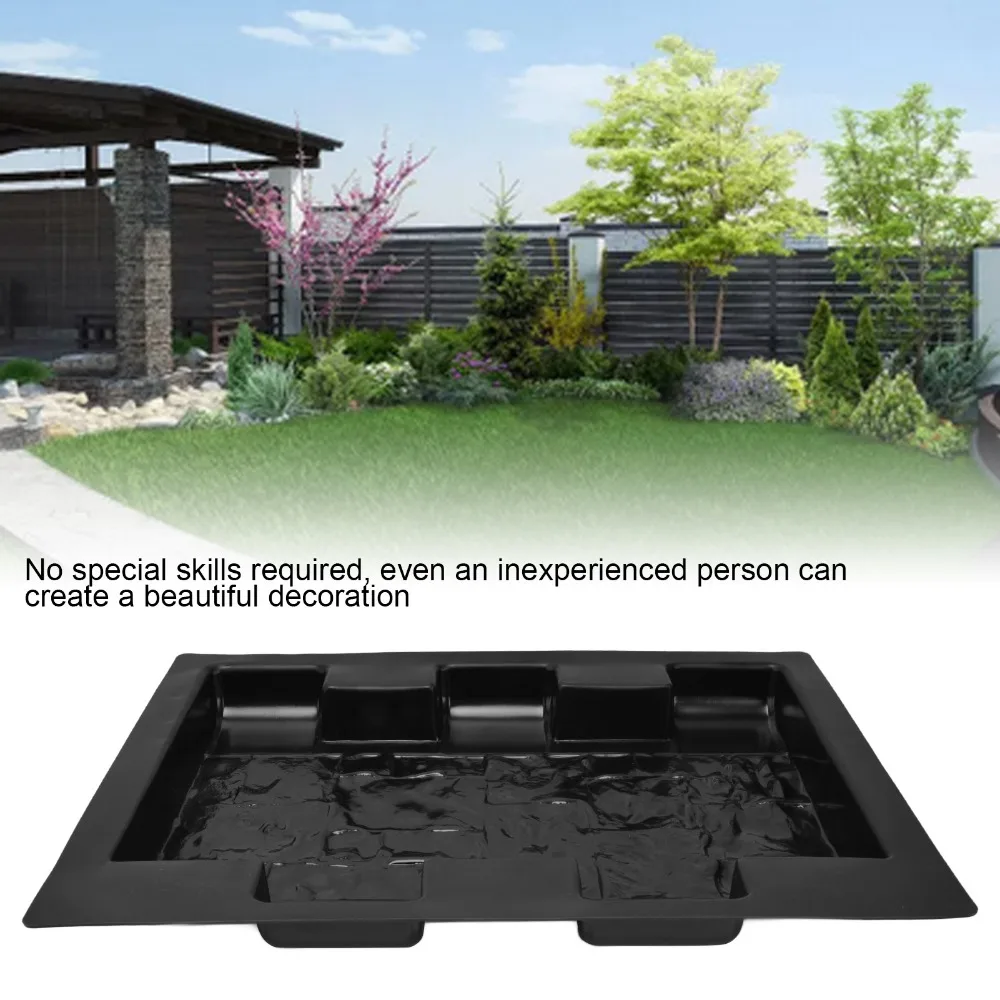 Flexible ABS Stepping Stone Mold 3D Texture Cast Artificial Rock Cement Tile Mold DIY Sold Reusable Stone Veneer Mold
