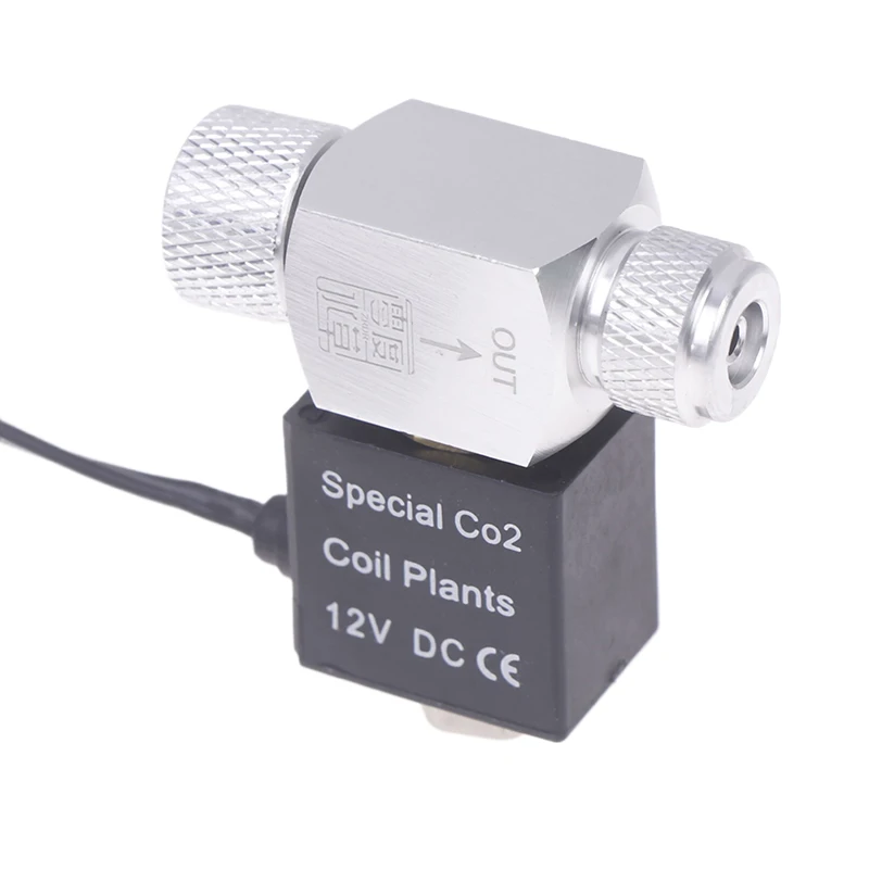 

Aquarium CO2 Regulator Solenoid Dual Port 12V DC Low Temp Electromagnetic Valve for Fish Tank
