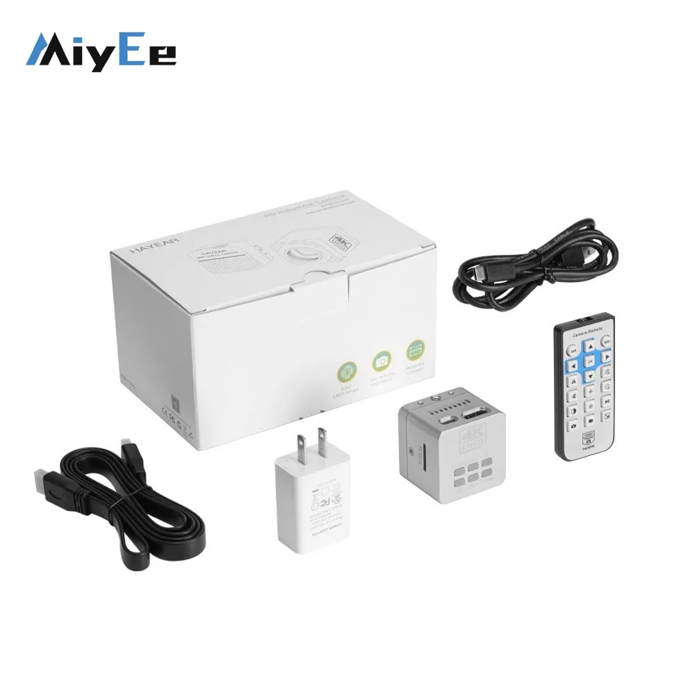 HY-6210S  Grey 4K HD Microscope Electronic Eyepiece Camera 16MP USB3.0 Industrial Digital Inspection Camera