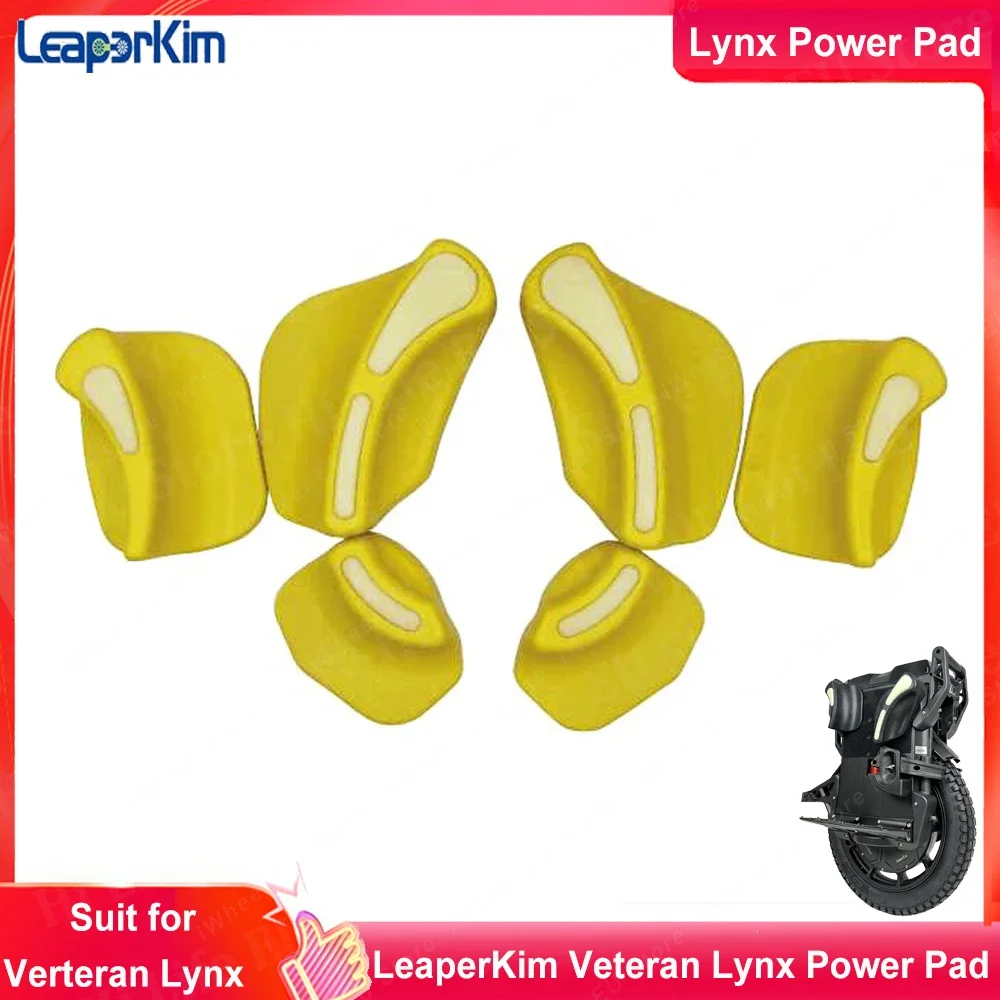 Original LeaperKim Veteran Lynx Power Pad LeaperKim Veteran Lynx Leg Pads Red Orange Yellow Black for Veteran Lynx EUC