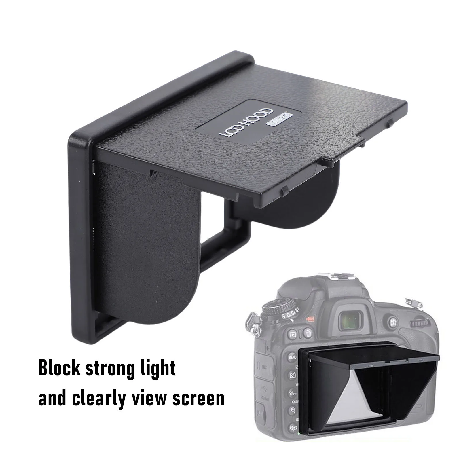 Camera LCD Sun Shade Fit for Fujifilm Camera 3.2in Wide Screen Magnet Hood Viewfinder Professional Optical Sunshade