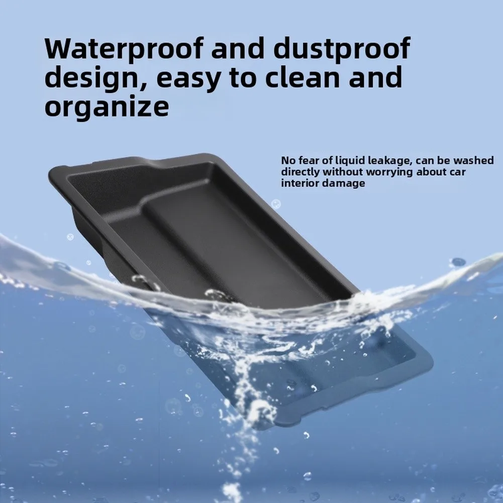 1x Under-Front Seat Organiser Tray Storage Box TPE For Xpeng For G6 EV 2024-2026 Car Replacement Accessories view 6