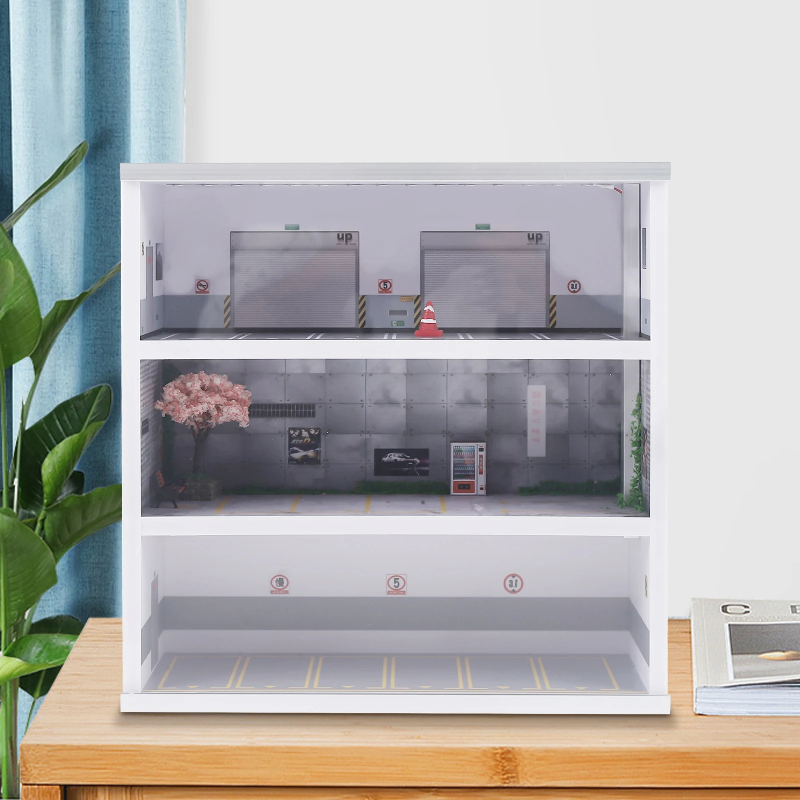 Diorama de Garaje para Autos a - Model Kit Display Case reseña y precio