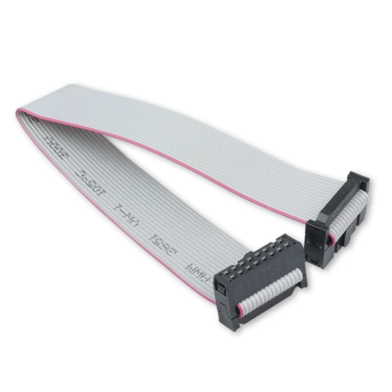 2pcs 2.54mm Pitch 6/8/10/12/14/16/18/20/24/26/30/34/40/50/60/64 Pin Gray Flat Ribbon Data Cable 10cm 20cm 30cm 40cm 50cm