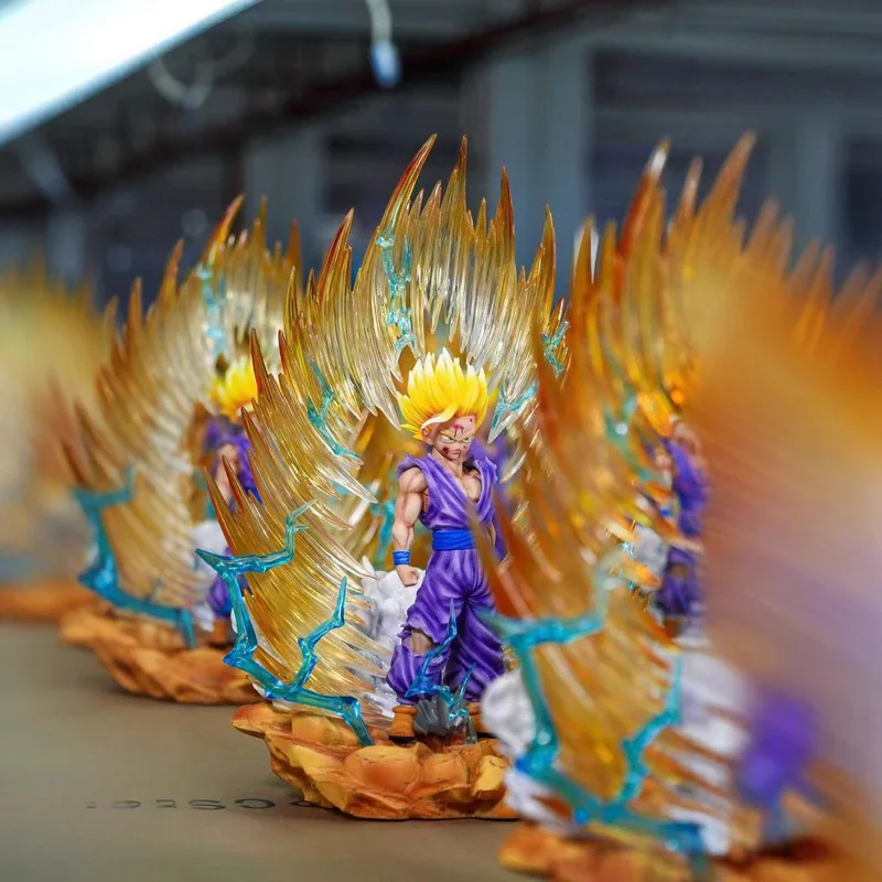 Estatua Jt de Dragon Ball, Super Er Son Gohan, talla grande de doble cabeza, reemplazo de doble cuerpo/modelo luminoso de juguete