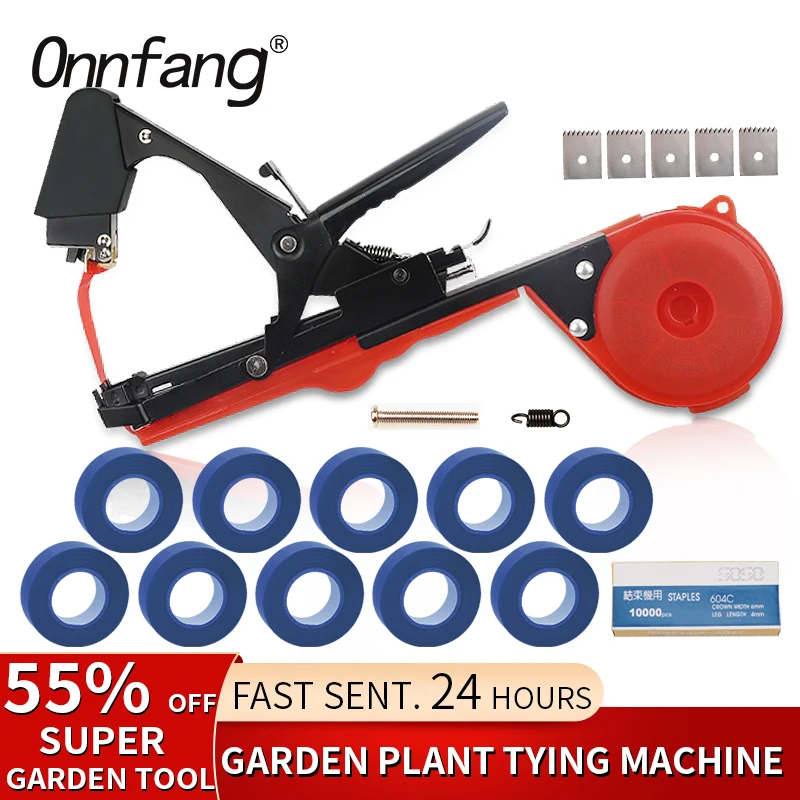 

Onnfang Garden Hand Tying Binding Machine Vegetables Tapes Garter Plants Plant Branch Tapetools Tapener Hand Home Garden Tool