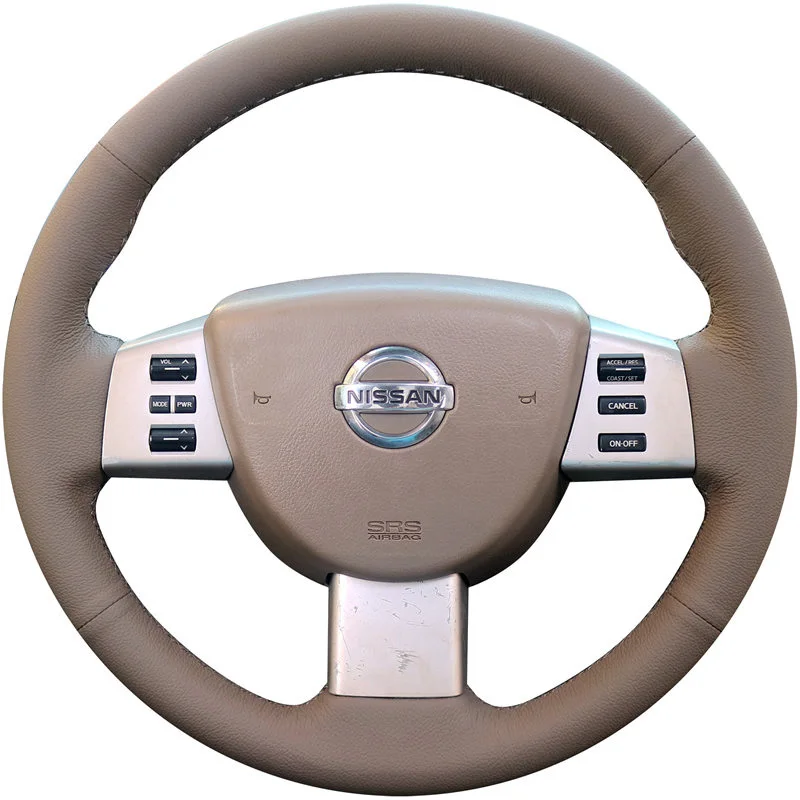 

For Nissan Maxima 2004 - 2008 Quest 2004-2010 Altima 2005-2009 Murano 2003-2008 Manual Sewing Car Steering Wheel Cover Leather