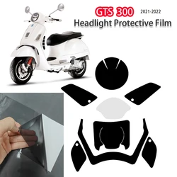 LED Film For VESPA GTS300 TPU Headlight Taillight Film Front and Rear Light stickers Smoked Protective Film GTS 300 kit 2021-22