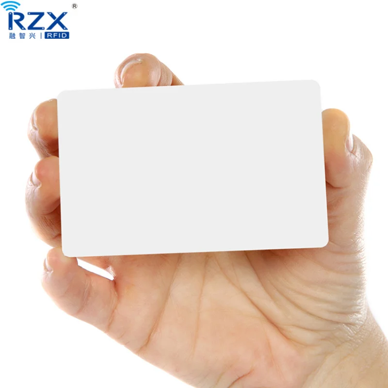 100pcs Custom Printed Rfid Smart Card 13.56Mhz NTAG213 144Byte Thermal Blank White PVC Smart Card