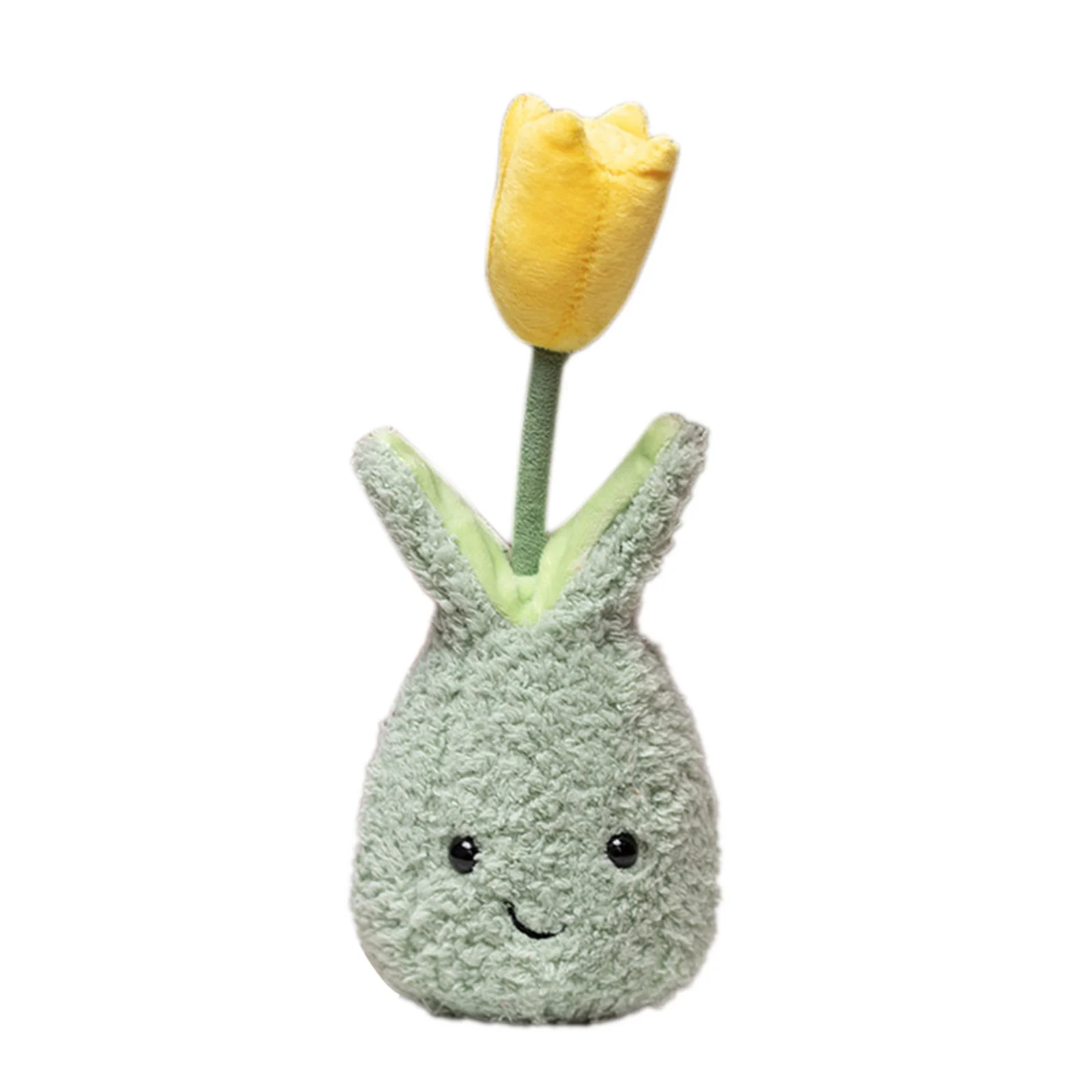Simulation de plantes de tulipes, jouets en peluche créatifs, fleurs en pot, cadeaux