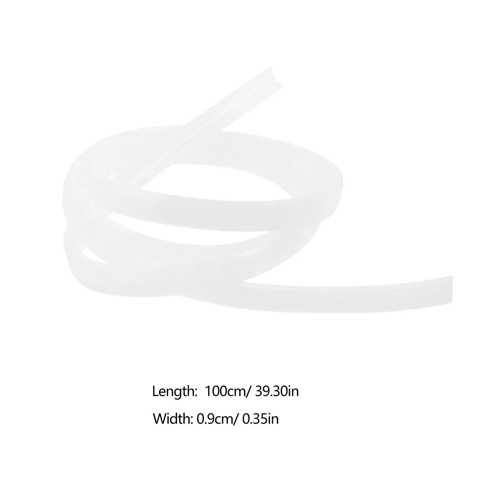Flexible Soft Gel Lampshade for LED Strip Lights Waterproof Silicone Cover Diffuser Tube for Closet Shelf Display Lighting
