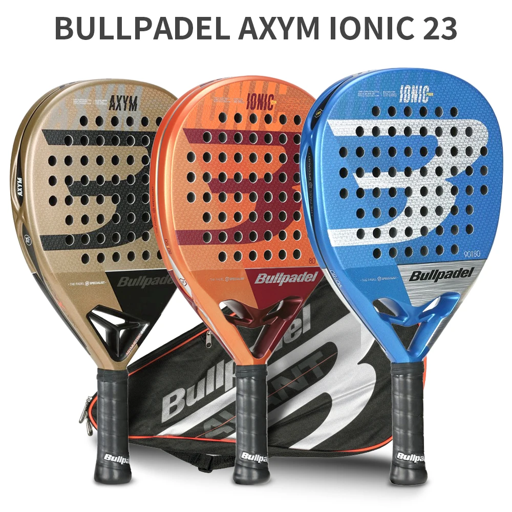 

RACKET BULLPADE AXYM IONIC POWER 23 Tennis Racket Shockproof Carbon Fiber Tennis Racquet 375g Fast Control Tennis Pade