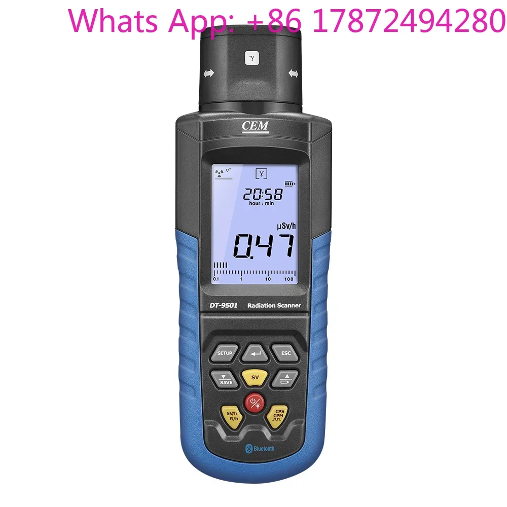 

2025/Dosimeter Gamma Nuclear Radiation Detector personal a, b,y ,x Ray Radiation Meter With Datalogger Function
