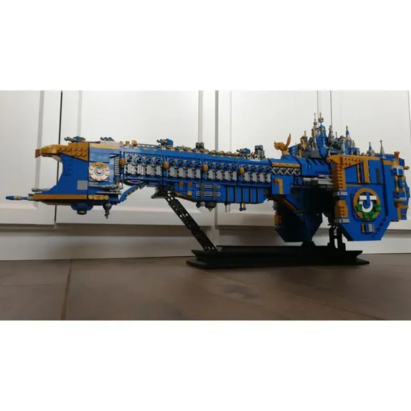 Bricklink Ideas Battlefleet Gothic Ships Space Game Macragge's Honour Gloriana Class Battleship Sets Building Blocks Toys Gift