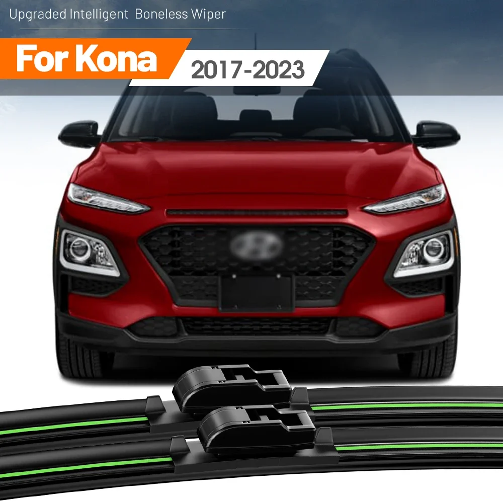

2pcs For Hyundai Kona 2017-2023 Front Windshield Wiper Blades 2018 2019 2020 2021 2022 Windscreen Window Accessories