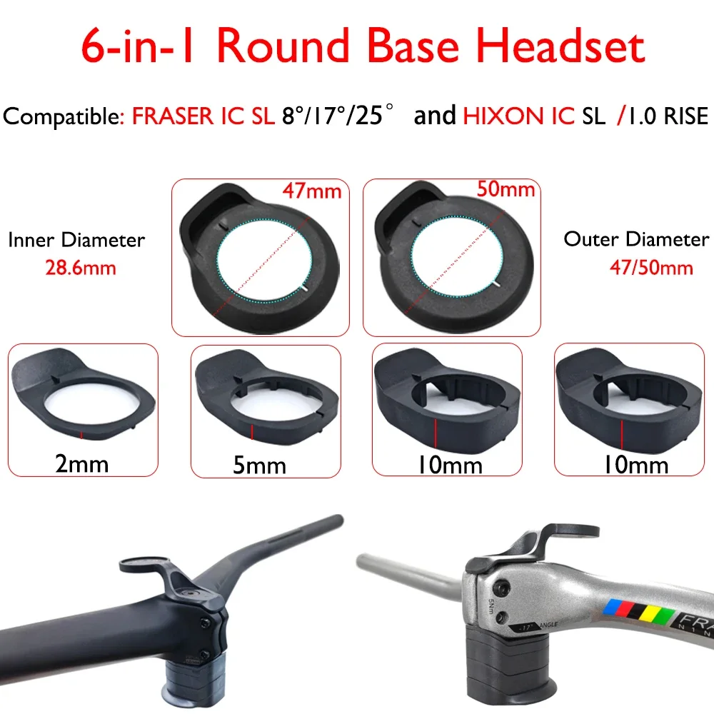 مجموعة جذع المقود MTB من ألياف الكربون من Syncros FRASER IC SL -8 ° /-17 ° /-25 ° ، خفيف الوزن مدمج لركوب الدراجات الجبلية XC Trail
