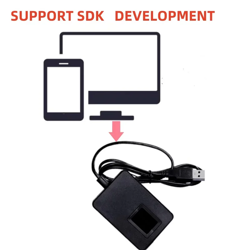 

Exquisite-ZK9500 USB Biometric Fingerprint Scanner Mobile For Android Compatible, High-Resolution Optical Reader For PC Desktop