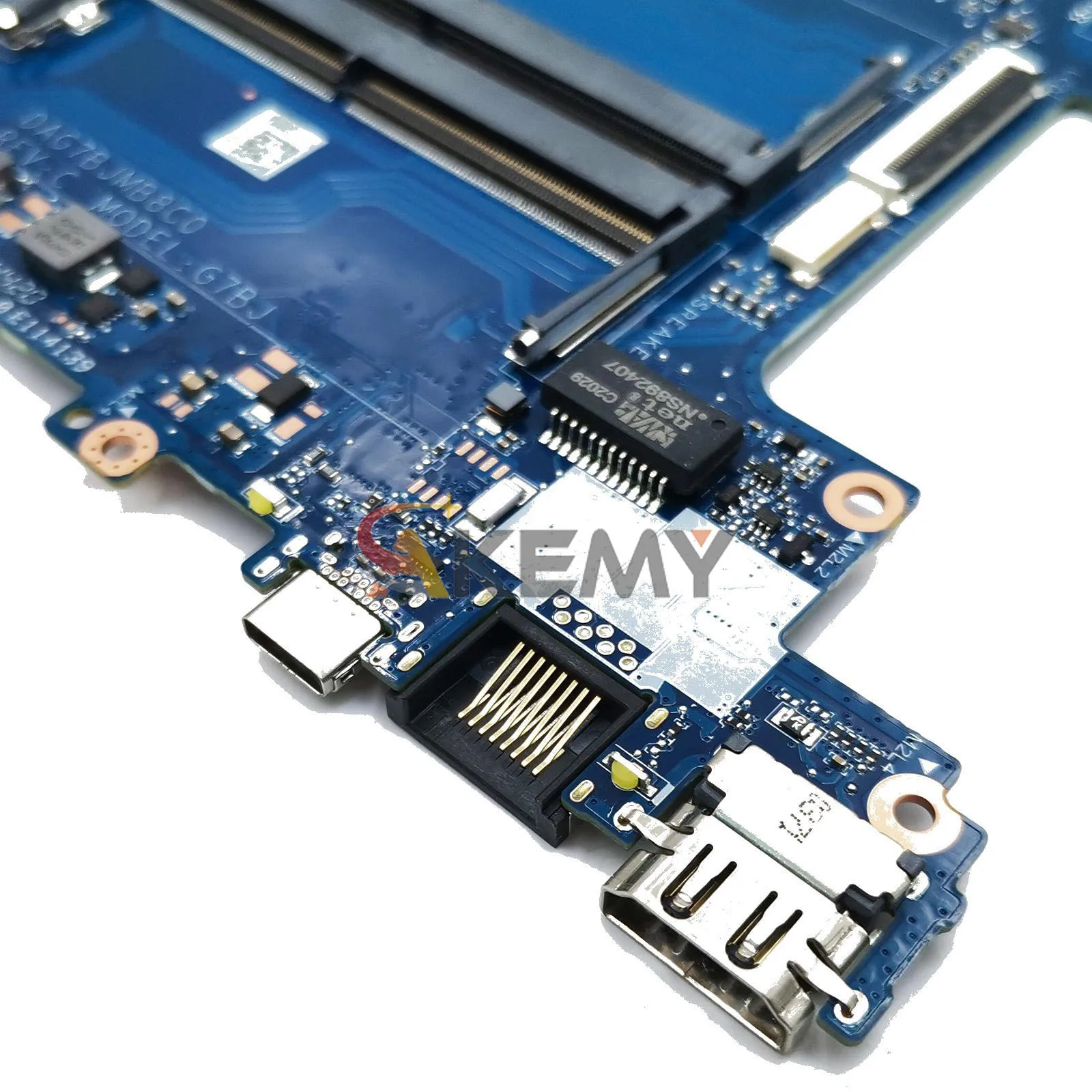 Dag7bjmb8c0 placa-mãe do portátil para hp pavilion 15-cw com r3 r5 r7 cpu ddr4 L22762-601 L46709-601 100% totalmente testado