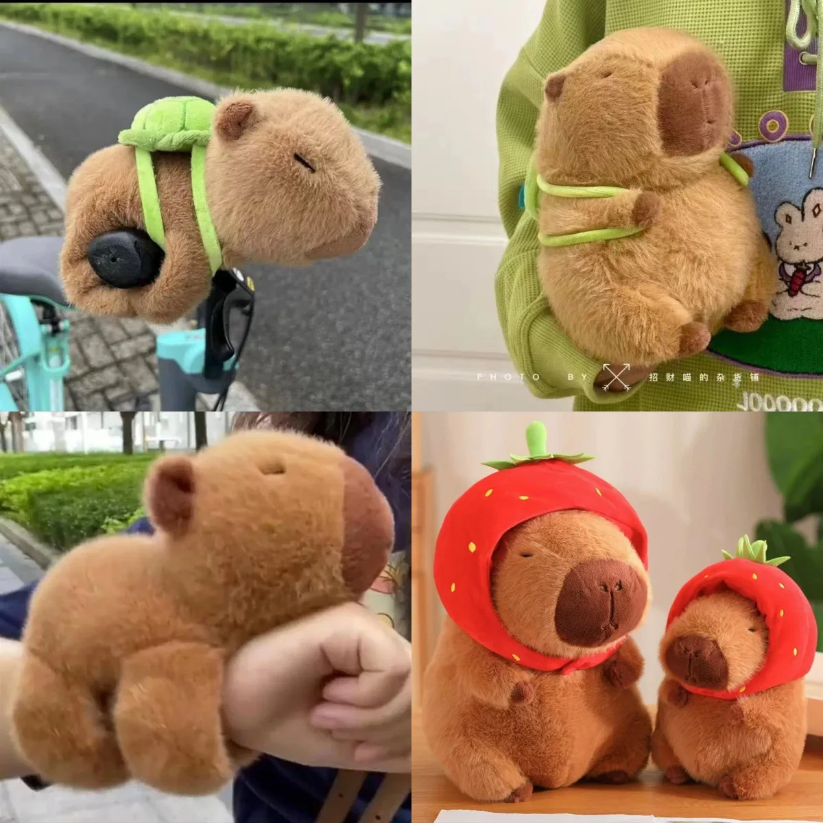 

New Lovely Kawaii Capybara Animal Slap Snap Wrap Wristband Bracelet Capybara Plush Hand Ring Wristband Kid Toys Birthday Present