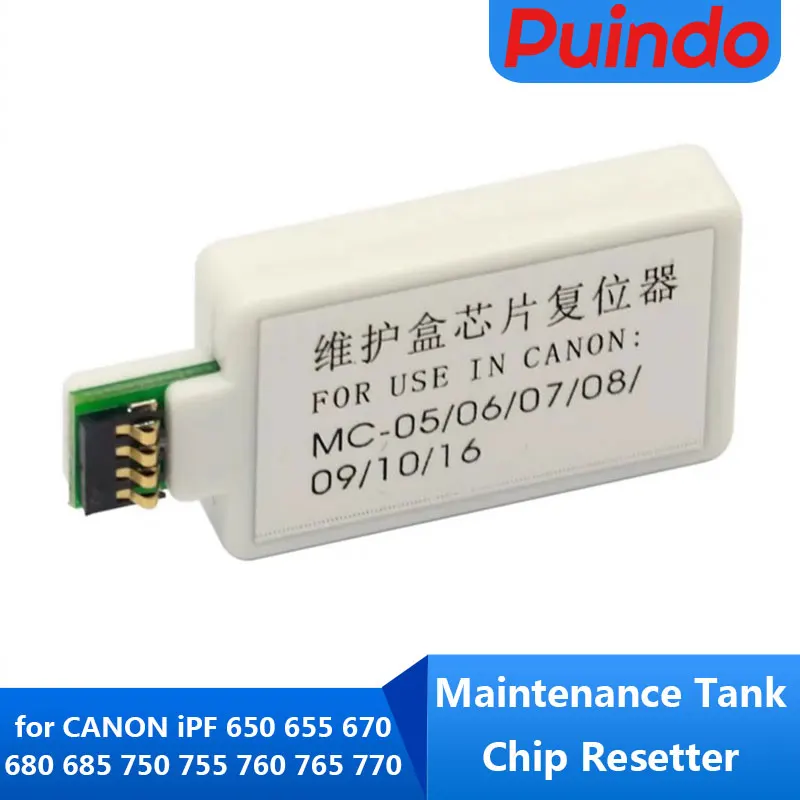 

MC-05 MC-06 MC-07 MC-08 MC-09 MC-10 MC-16 Maintenance Tank Chip Resetter for CANON iPF 650 655 670 680 685 750 755 760 765 770