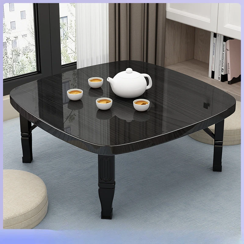 Northeast kang table rural household dining folding tea table dual-purpose smami floor table floating genera