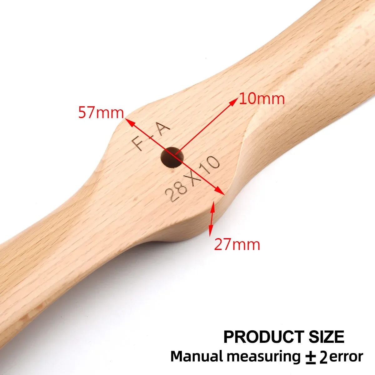 High Quality Wooden Propeller 27x10 28x10 Props Blade for RC Gas Aircraft Model