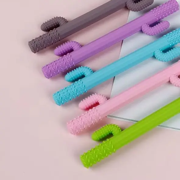 

Kid Chewing Tube Speech Therapy Teeth Massager Children Talk Tools For Autism Sensory Speak Oral Muscle Rehabilitation Training
