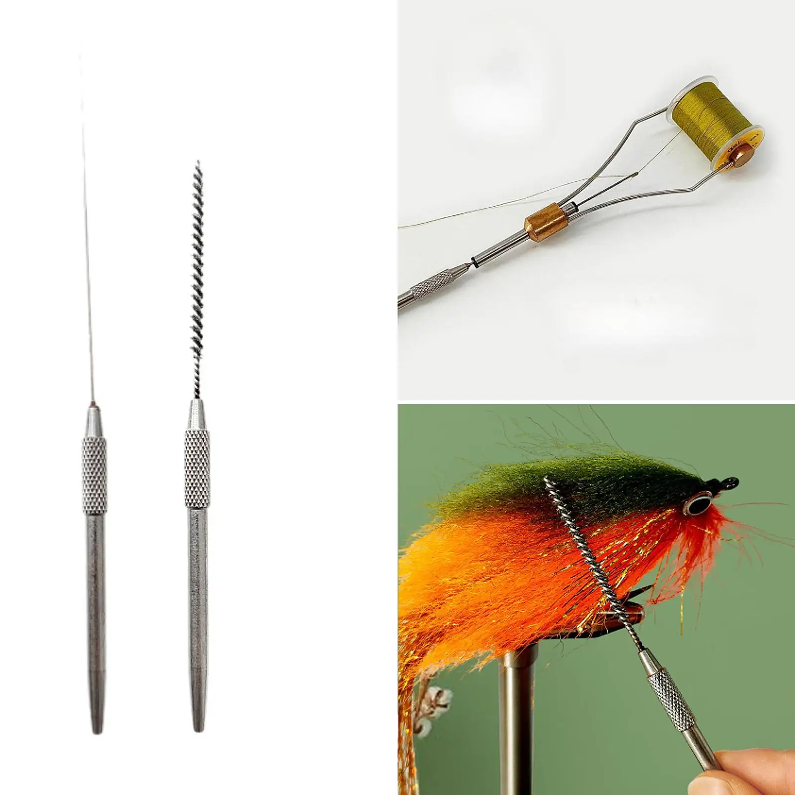 

Инструмент для завязывания мушек, изготовление приманок, компактная нержавеющая сталь, профессиональный многофункциональный подарок для начинающих, прочные, простые в использовании аксессуары