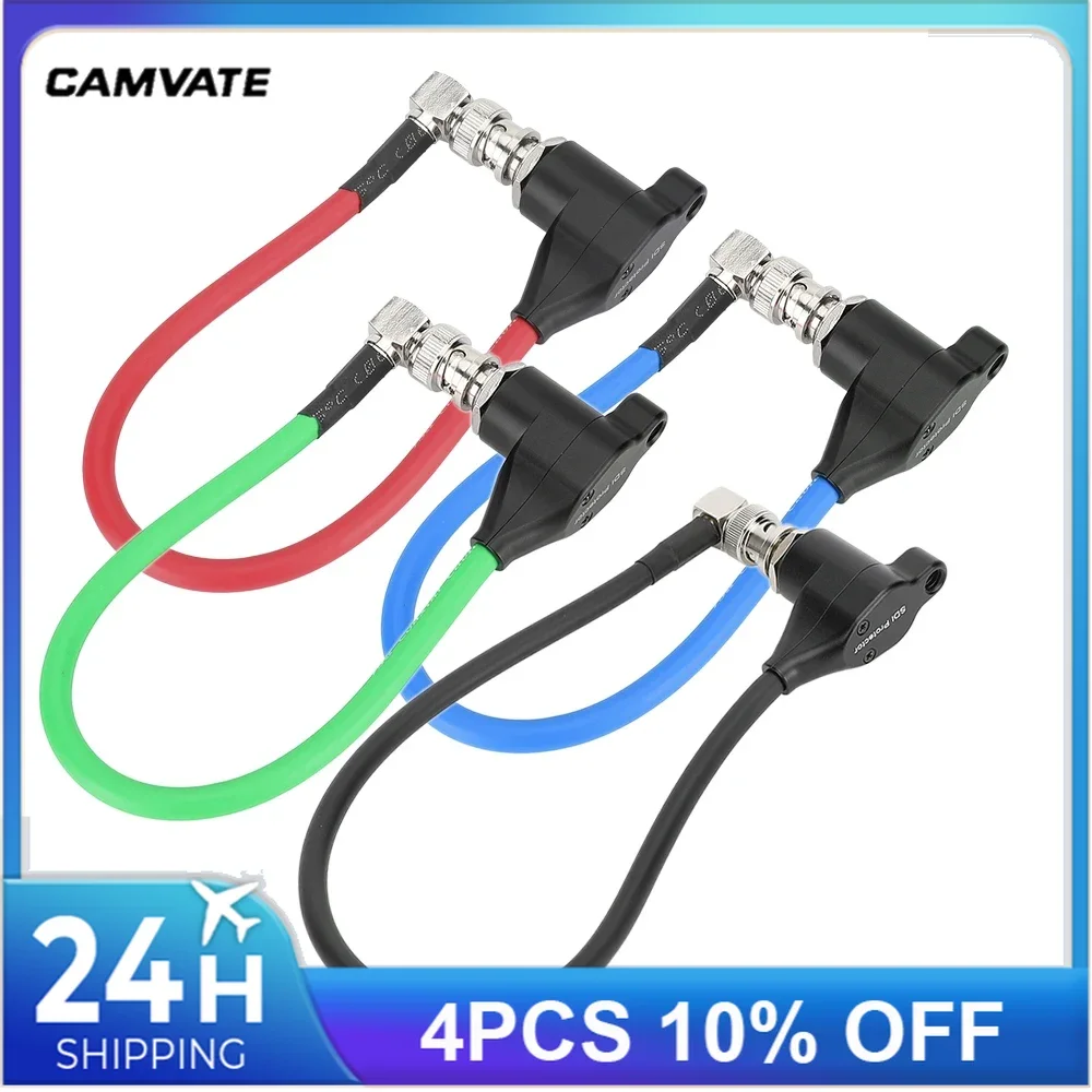 CAMVATE 12G BNC ชายหญิง SDI Protector SDI Anti-Current แยกสายสำหรับ ARRI Mini/สีแดง komodo กล้อง