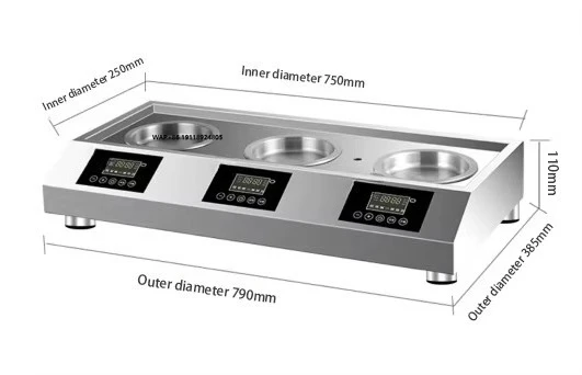 

ZQL-A09 Commercial Desktop Steamed Bun Machine Auto Water Filling Electric 9000W Steaming Convection Heating Broiling