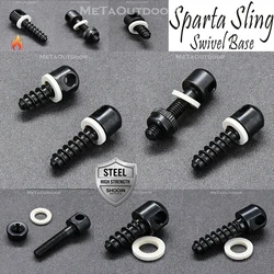 Sparta Sling Swivels Column Base Blue Steel Screw