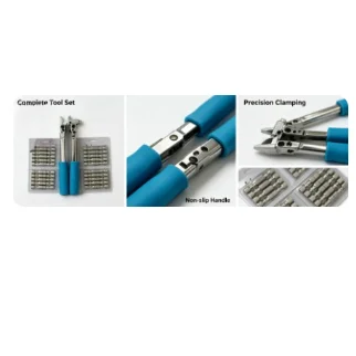 Tool free hydraulic crimping pliers for refrigerator maintenance, composite sealing ring tool kit, equipped with 50 and 80 piece