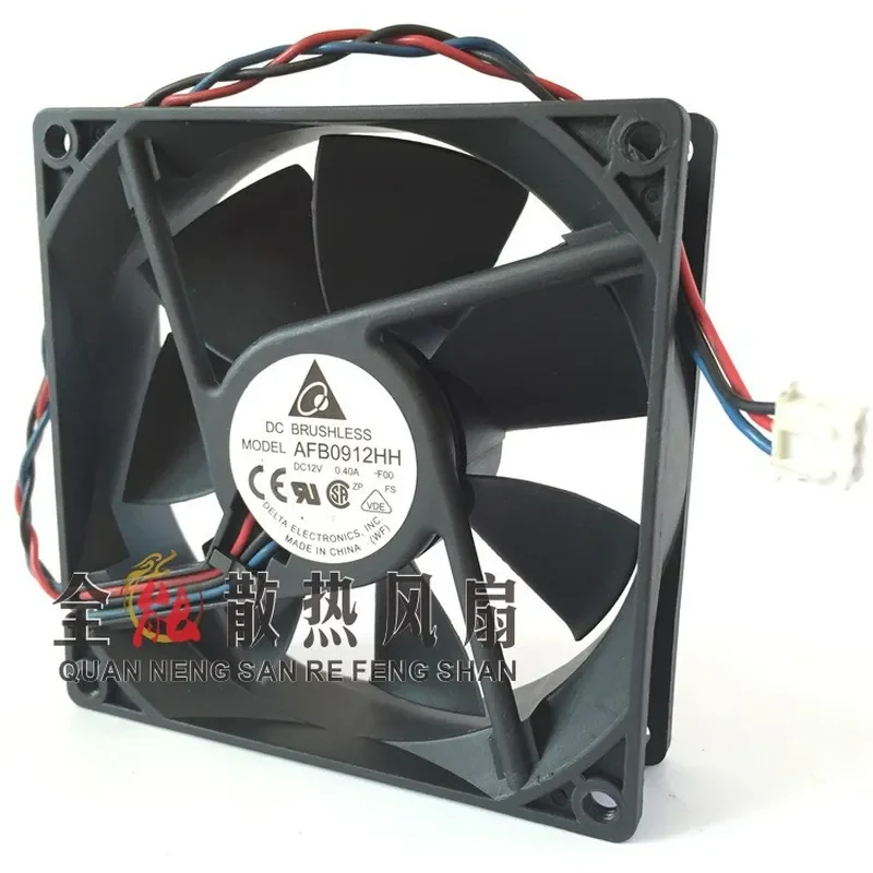 for Delta 12V 0.40A AUB0912VH 9025 9cm Inverter Cooling Fan Large Air Volume