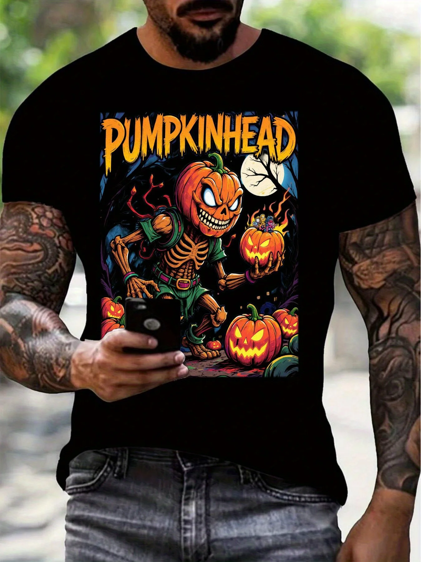 

Летние мужские и женские футболки с короткими рукавами и графическим принтом тыквы на Хэллоуин, повседневная свободная уличная уличная модная одежда