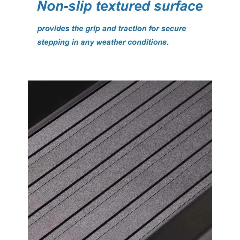 600 LBS Capacity Anti-Slip Side Step Bars No Drilling Required Auto Running Boards Fit 2023-2025 Vehicle