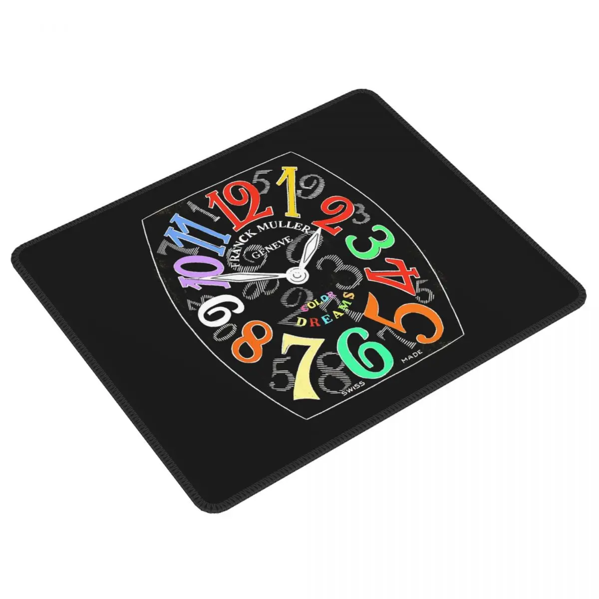 Franck Muller Color Dreams Hand Drawn Watch Face Mouse Pad Computer Keyboard Mouse Mat Gaming Laptop Desk Mat Office Table Mats