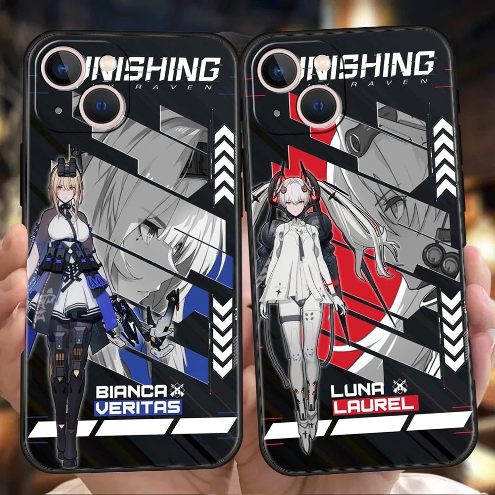 Punishing Gray Raven Anime Luxury Phone Case For iPhone 11 12 13 14 15 16 Pro Max Mini X XR XS 7 8 Plus Soft Silicone Cover