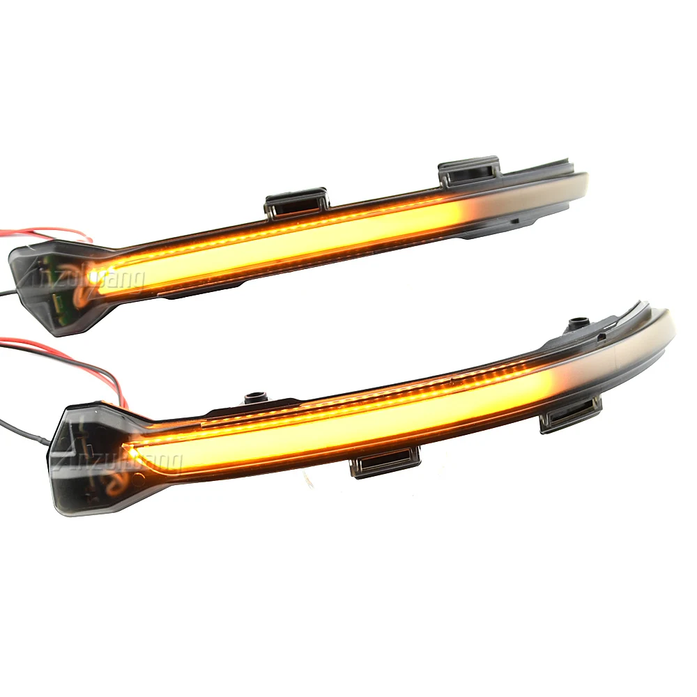 2pcs anzulwang For VW Golf 7.5 MK7.5 GTI R GTD RLINE MK7 7 Dynamic Blinker LED Turn Signal Mirror 2013 2016 2017 Jetta 2019 2020