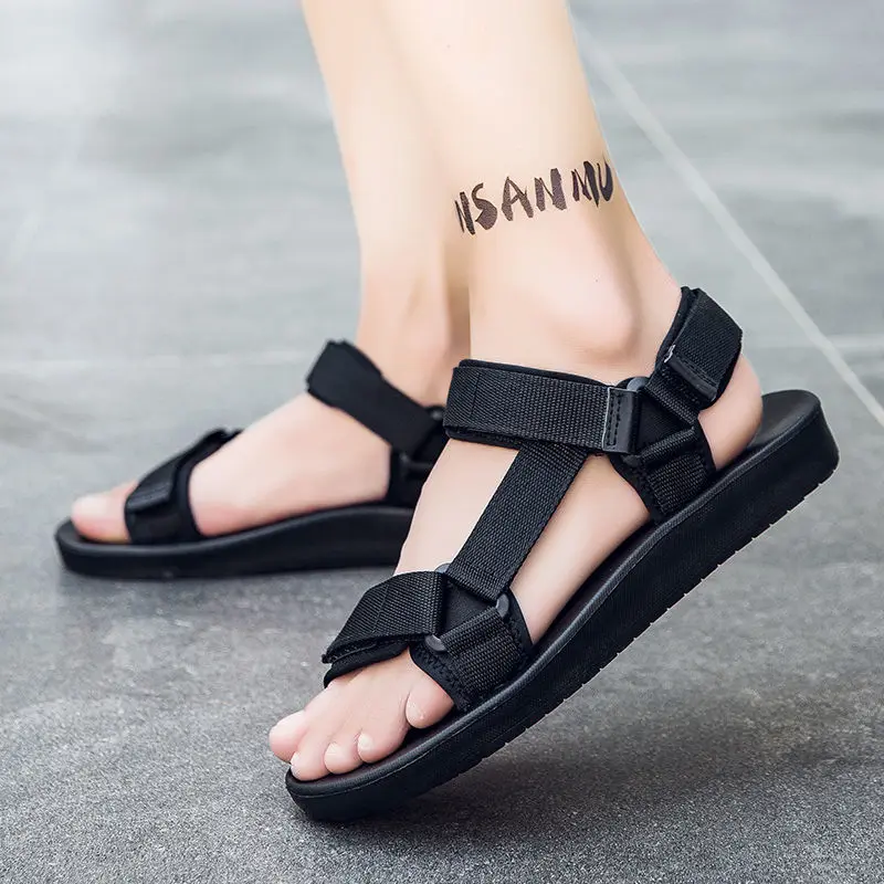 Colorful Platform Mens Sandals Drive New Summer Outer Wear Men Casual Sandals Trend All-match Non-slip Men Sandals