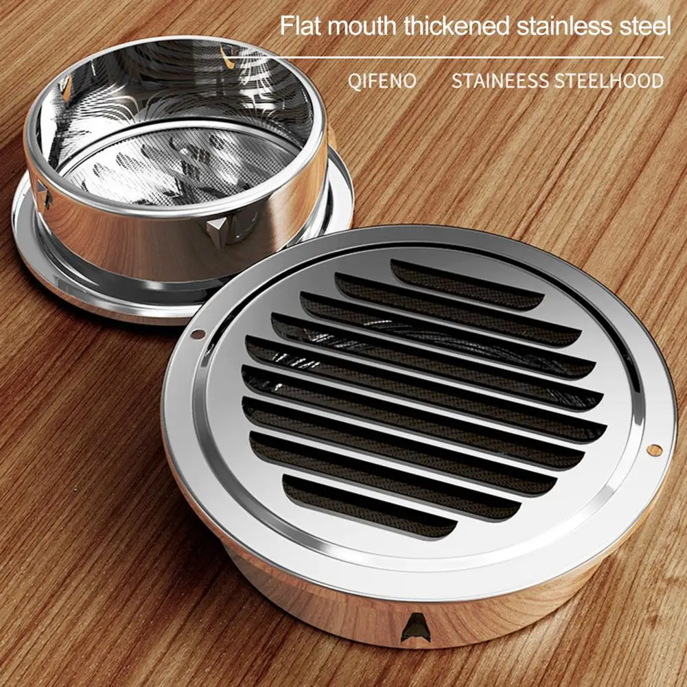 

Stainless Steel Vent Cover Vent Cover with Razor Sharp Edges Stainless Steel Air Vent Cover with Built-in Fly Screen for Wall