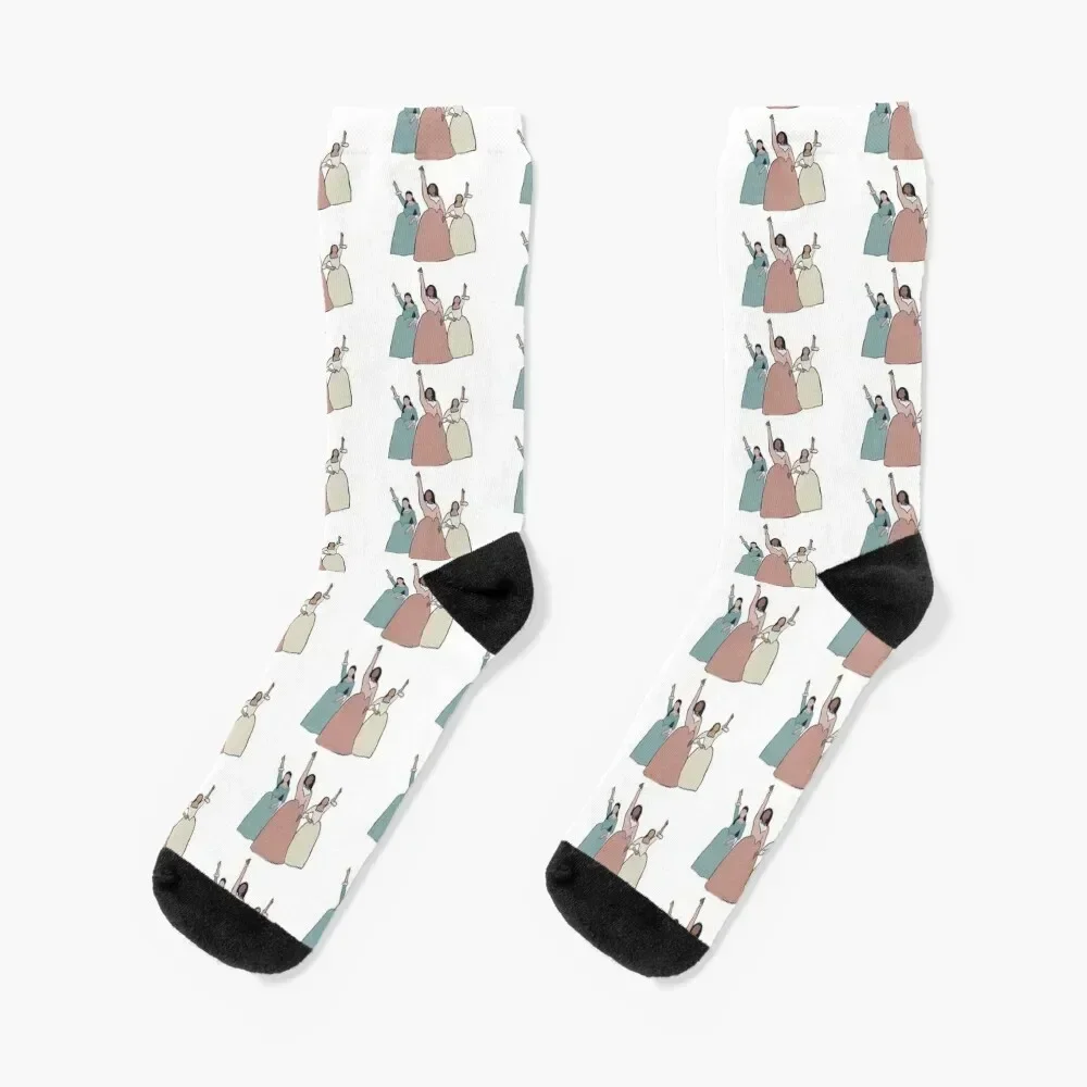 schuyler sisters WORK Socks Novelties sheer warm winter Men Socks Luxury Brand Women's