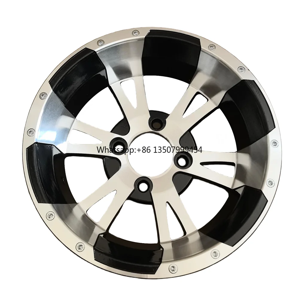 New Aluminum Brilliant Black NBR12-10(12x8-4-101.6-70-negative10) Replacement/Repair Part Made in China