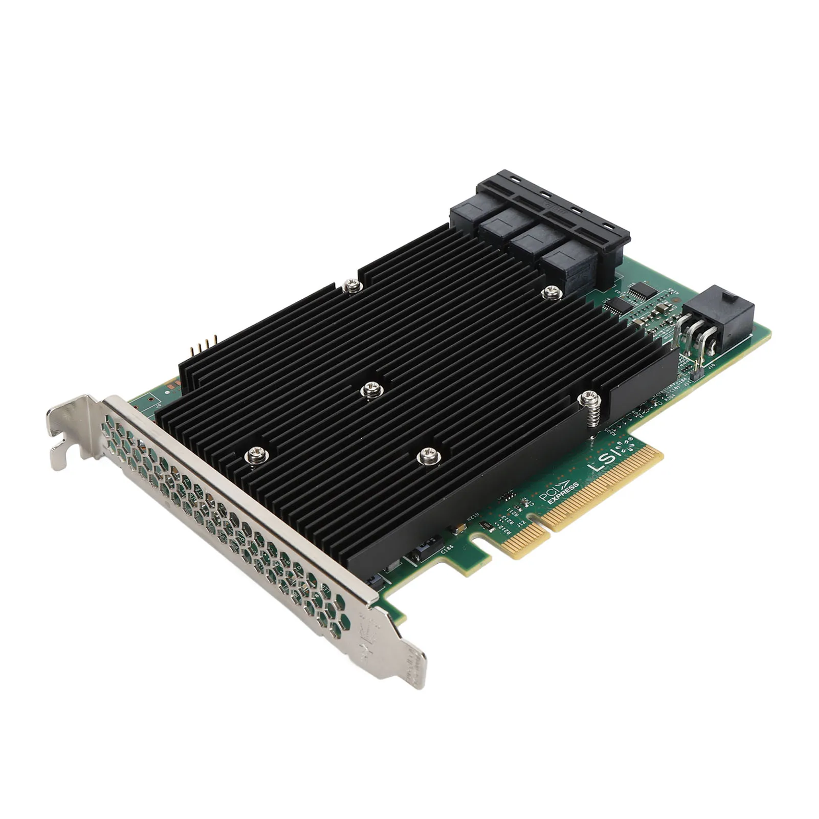 

Premium 12Gbps High-Speed LSI SAS 9300 16I HBA Card 16 SATA SAS Port HBA Controller Card for Windows Linux VMware FreeBSD Server