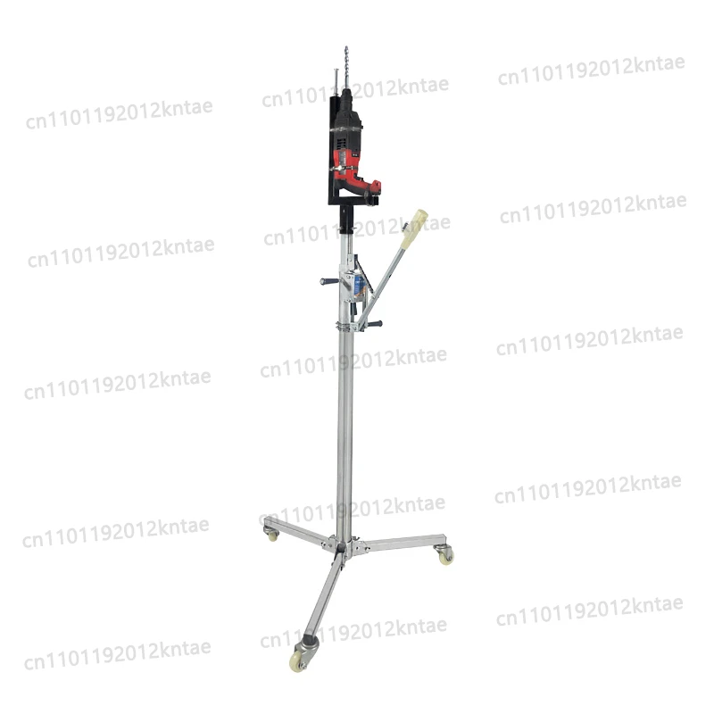 Multi-functional base ceiling drilling hammer ceiling lifting fully automatic drilling bracket movable universal wheel